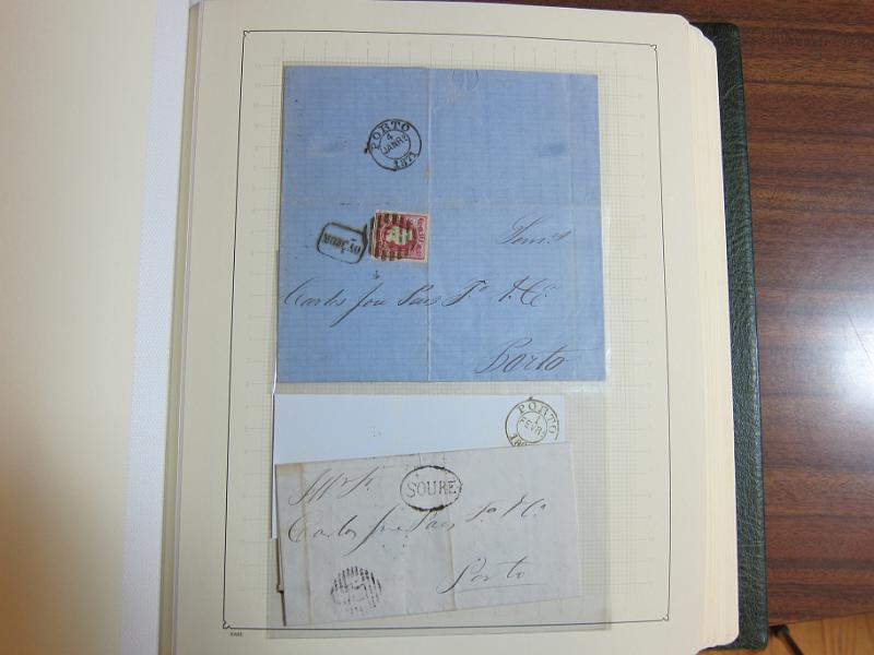 0014 (21).jpg -     Lote:    14      Marcofilia      Lotes Especiais       Descrição:      Portugal.   Colecção montada em dois álbuns com estudo especializado das marcas de duplo círculo e circulares do Porto, com selos de diversas emissões e cartas. Lote a ver.        Lote       Valor Base:     &euro; 1.500,00     Valor Venda:     &euro; 1.500,00     